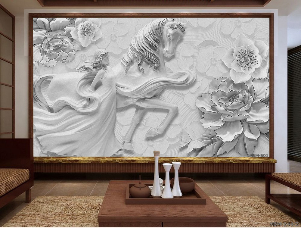 Tranh ngựa- khắc 