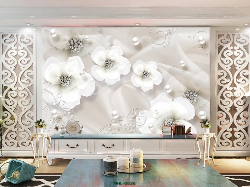 HOA NỀN TRẮNG MHL-0626