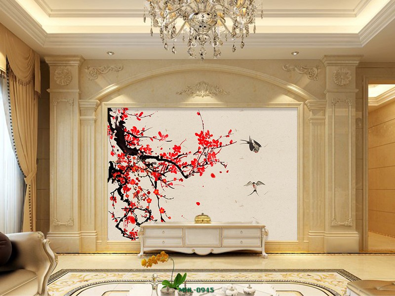 SẮC ĐỎ  HOA MHL-0945