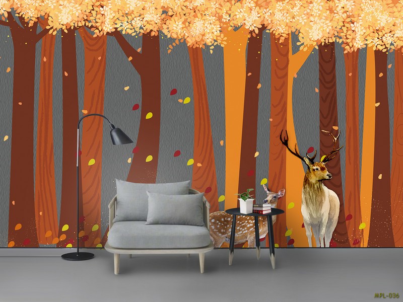 TRANH RỪNG CÂY VỚ CHÚ HIÊU MPL-036