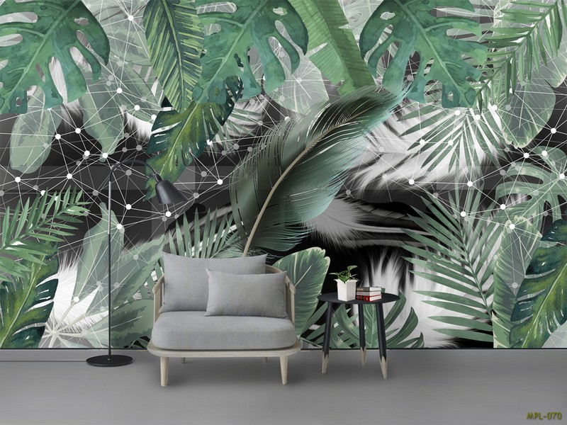 TRANH LONG CHIM VỚI CHIẾC LÁ MPL-070