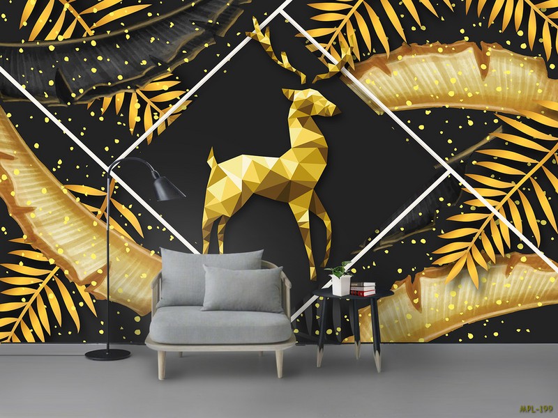 TRANH  ĐỘNG VẬT VÀ LÁ MPL-199