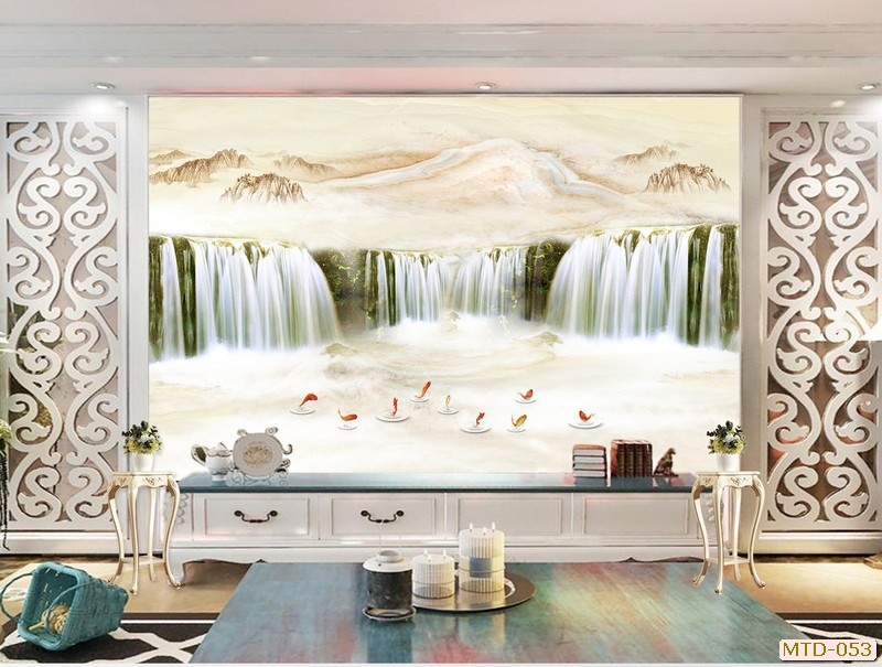 Tranh sơn thủy trên đá