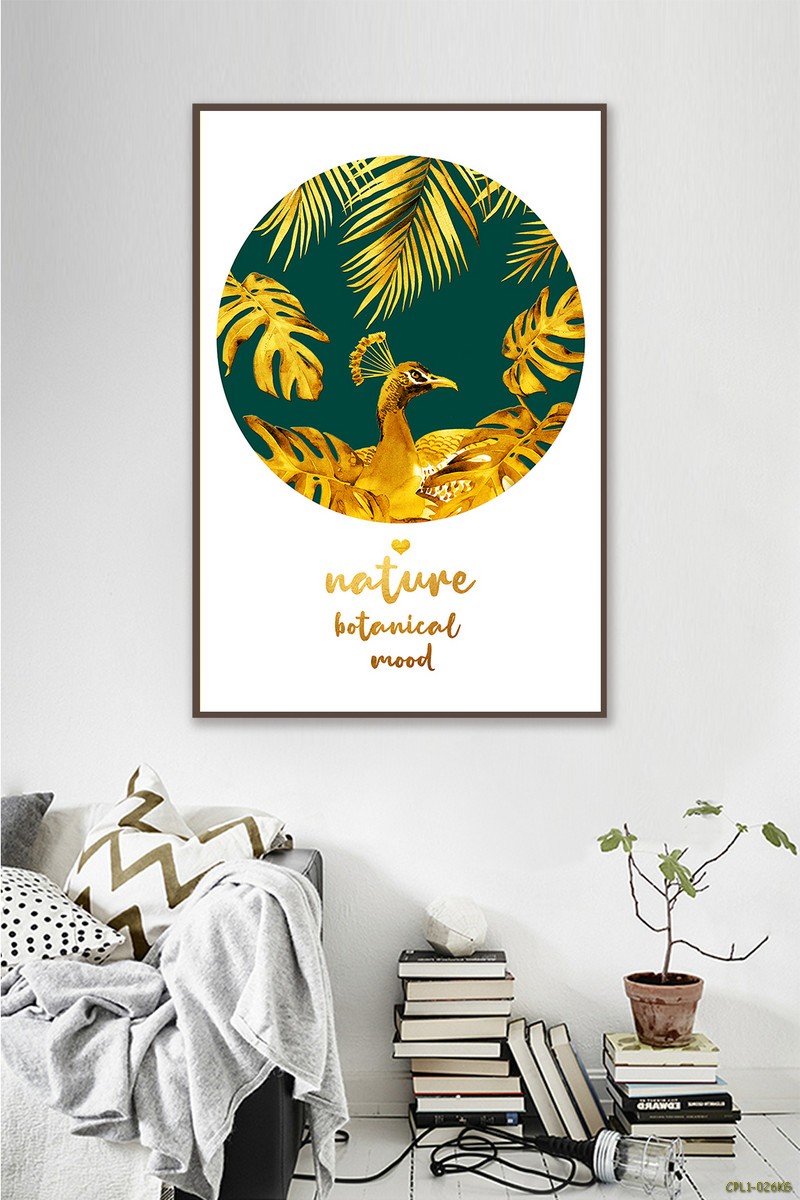 Tranh chim và lá vàng CPL1-026KG