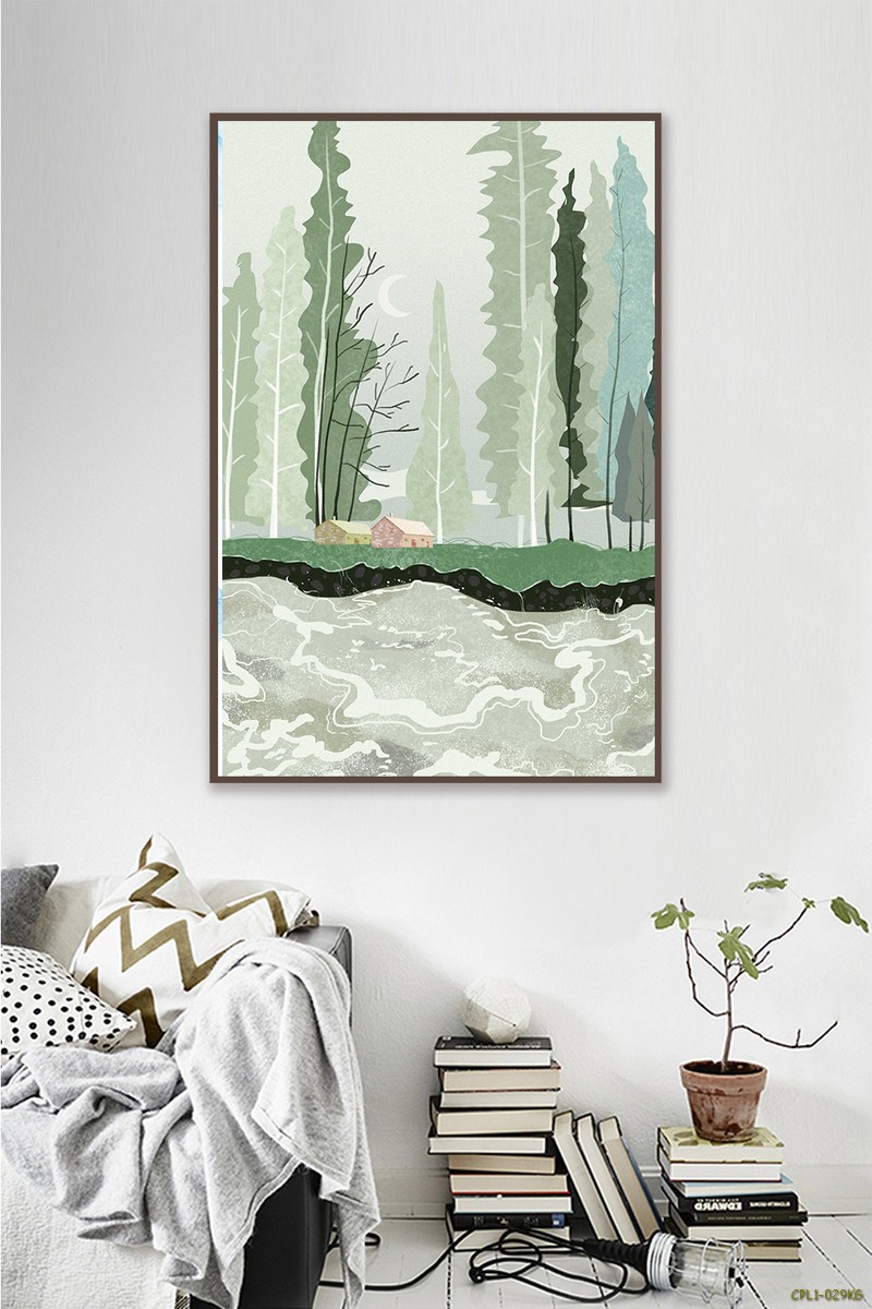 Tranh sóng vỗ bờ CPL1-029KG