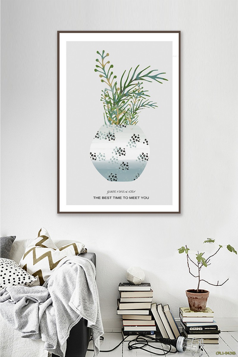 Tranh bình hoa dại CPL1-042KG