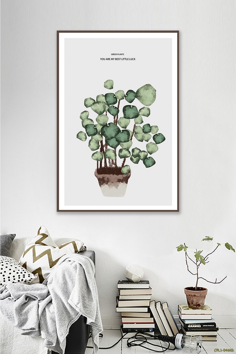 Tranh chậu cây CPL1-046KG