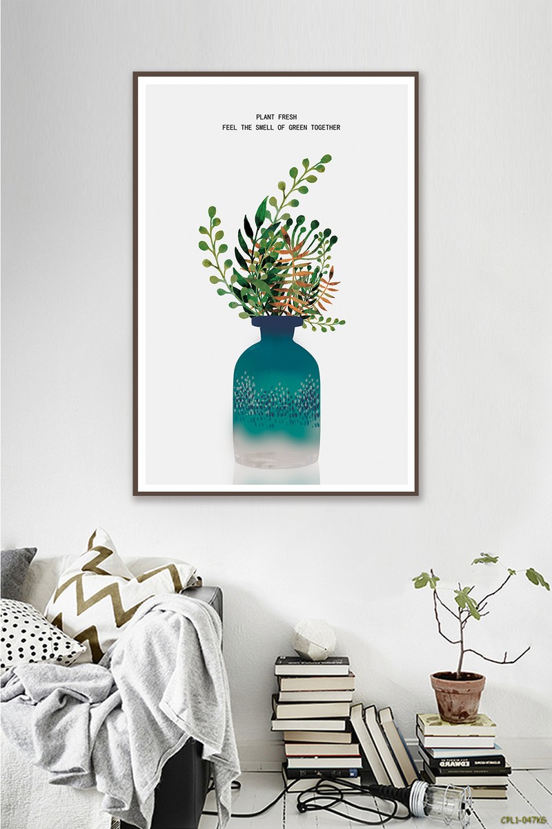 Tranh bình lá hoa CPL1-047KG