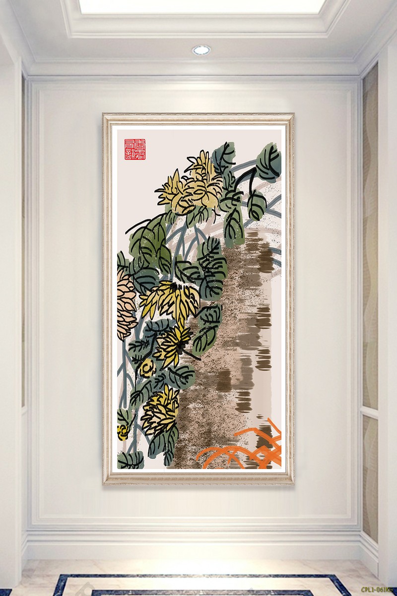 Tranh lá cây buông xuống CPL1-061KG