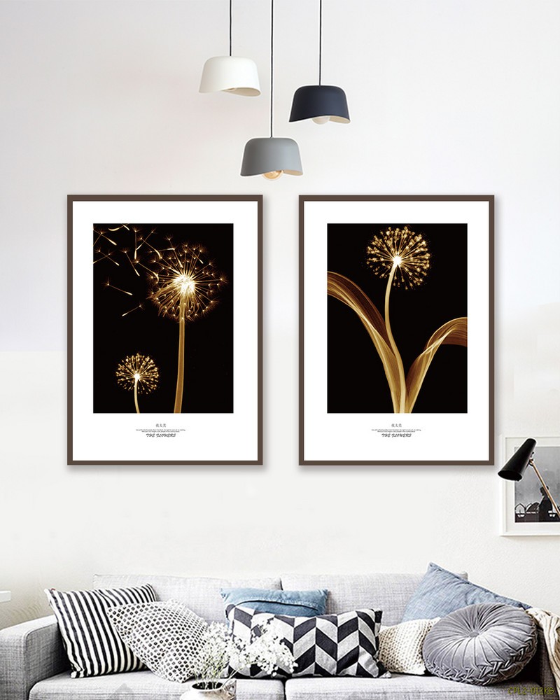 Tranh bộ hoa bay theo gió CPL2-012KG