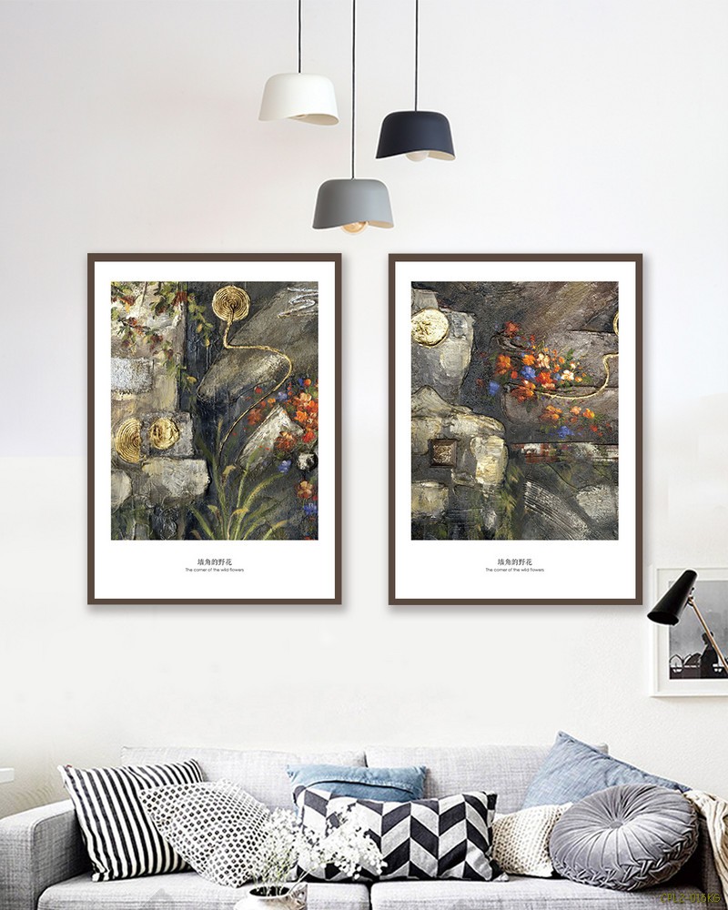 Tranh bộ trựu tượng CPL2-016KG