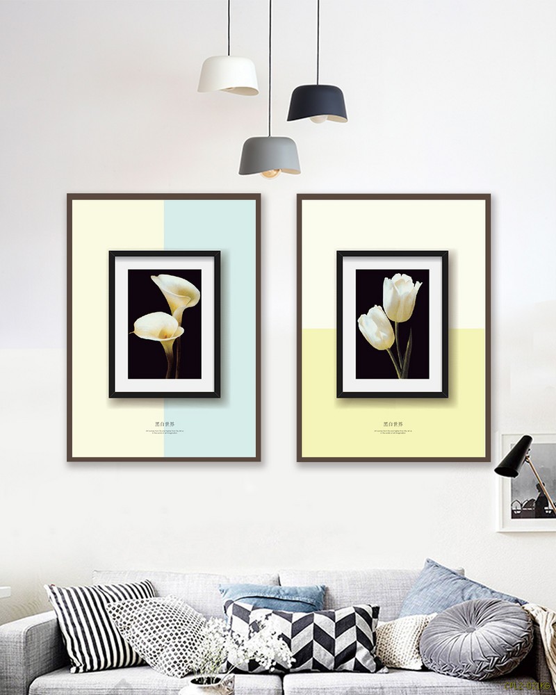 Tranh bộ hoa trong tranh CPL2-021KG