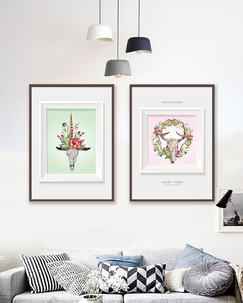 Bộ sừng Bò đội hoa CPL2-023KG