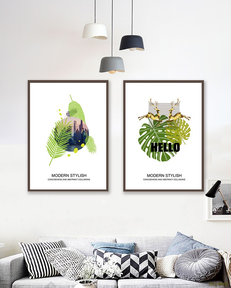 Tranh bộ lá cây CPL2-049KG