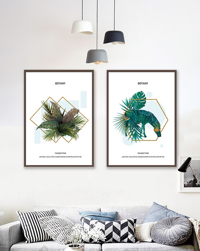 Tranh bộ cây và động vật CPL2-051KG