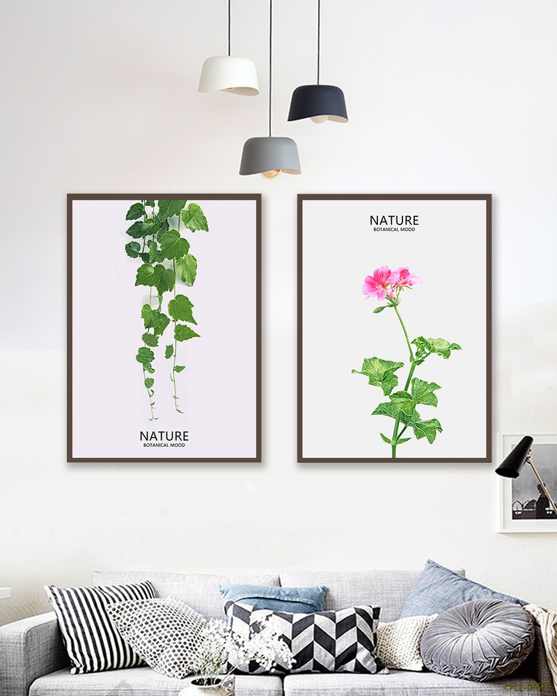 Tranh bộ hoa dây CPL2-055KG