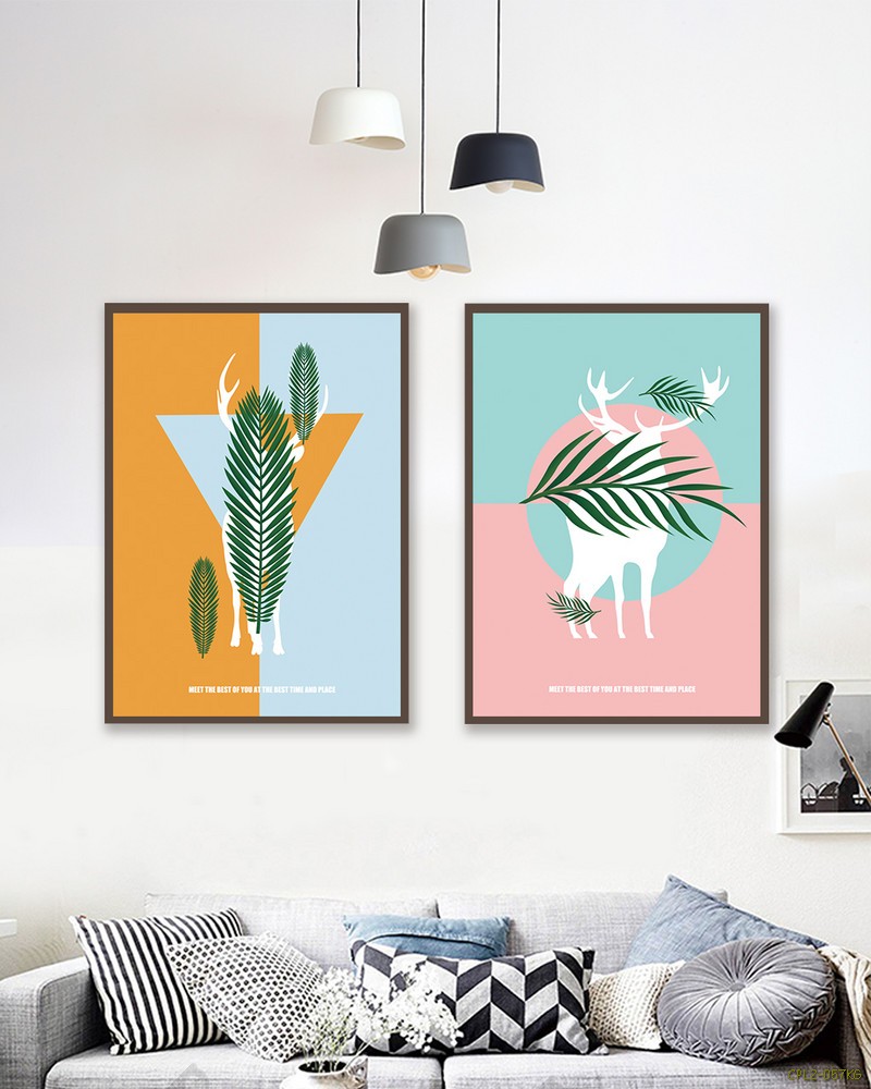 Tranh cành cây và động vật CPL2-057KG