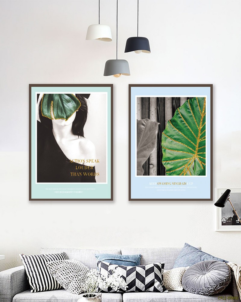 Tranh bộ lá cây CPL2-058KG