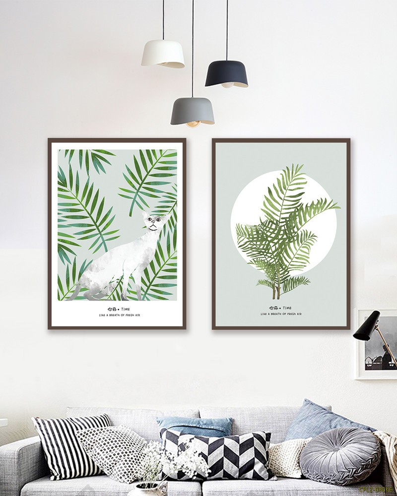 Tranh bộ lá cây CPL2-080KG