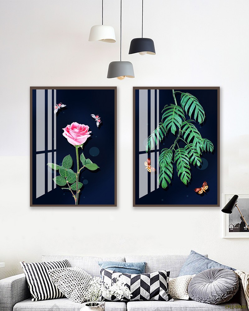 Hoa Hồng và cành cây CPL2-086KG