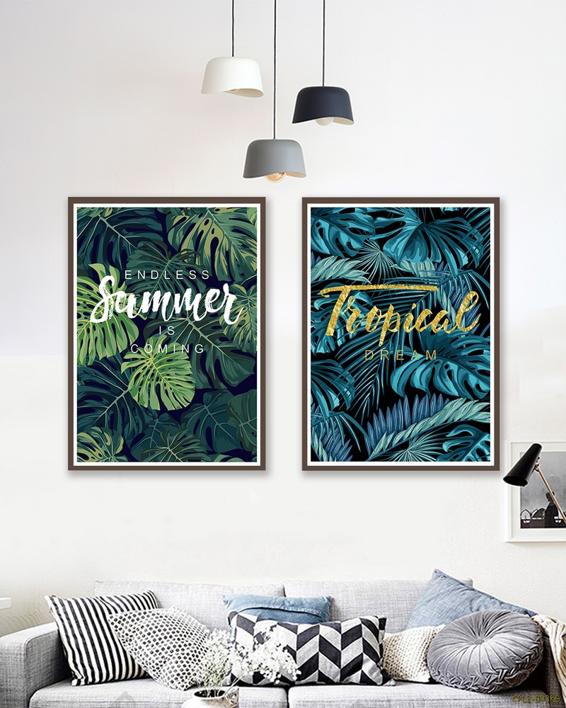 Tranh bộ lá xanh CPL2-093KG