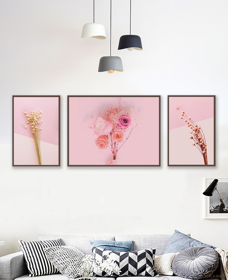 Tranh bộ hoa Hồng CPL3-016KG