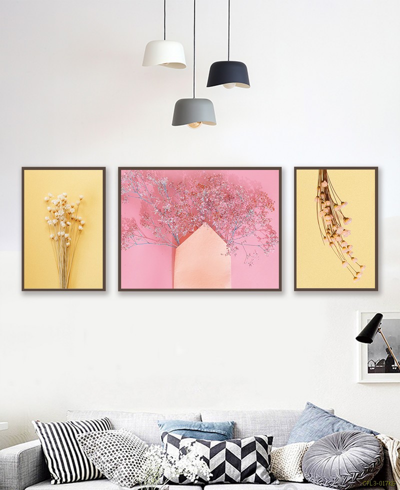 Tranh bộ trang trí cành cây khô CPL3-017KG