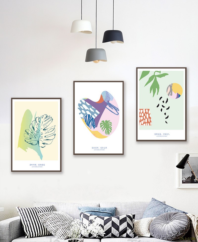 Tranh bộ lá cành CPL3-021KG