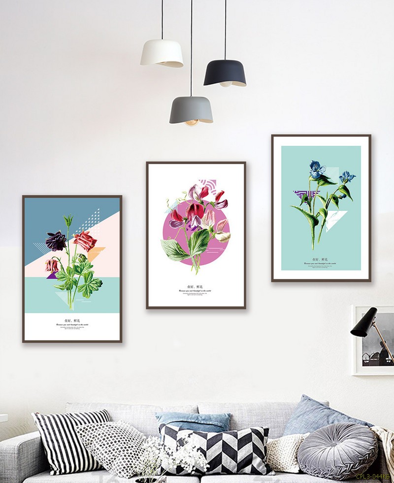 Tranh Bộ cành Hoa CPL3-044KG