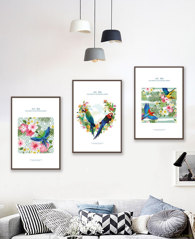 Tranh bộ hoa cỏ muông thú CPL3-045KG