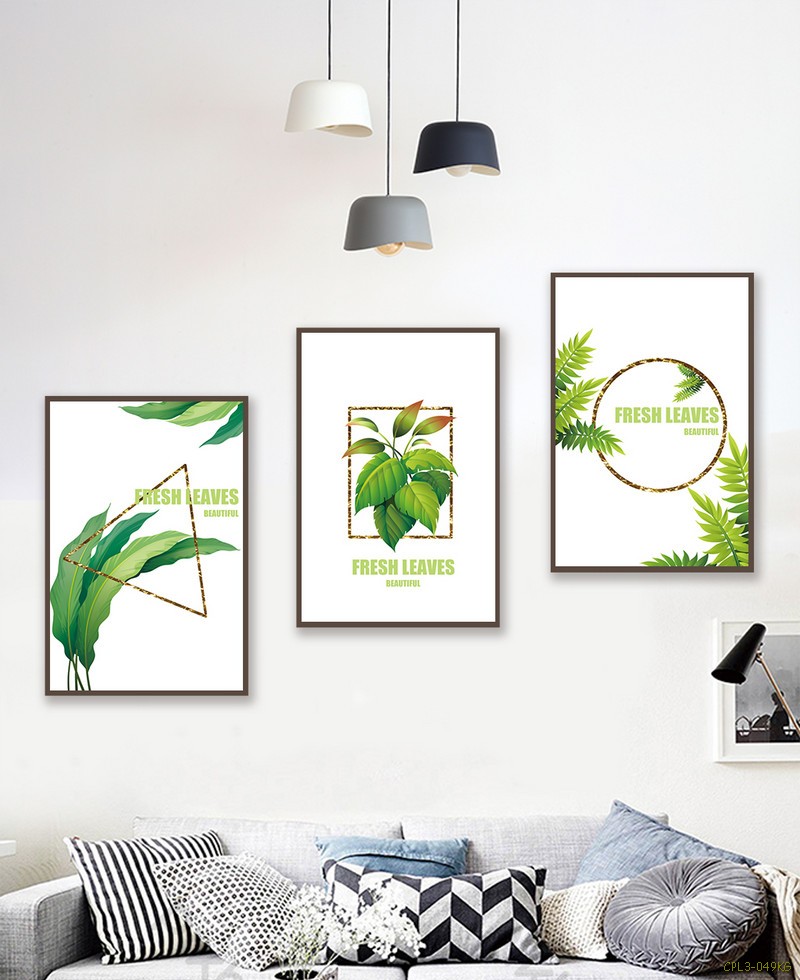 Tranh bộ lá cây CPL3-049KG