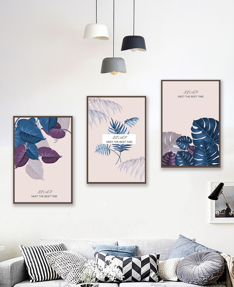 Bộ lá cây Xanh tím CPL3-051KG