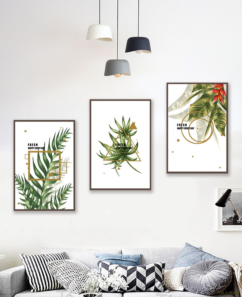 Tranh bộ lá cây CPL3-052KG