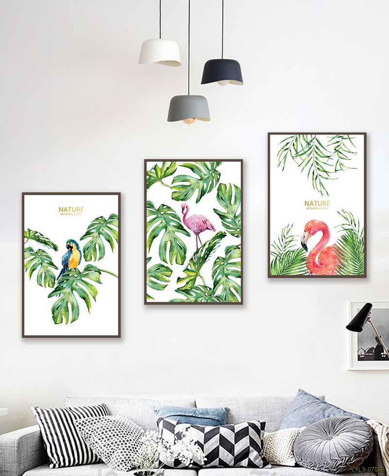 Tranh Chim và  lá cây CPL3-070KG