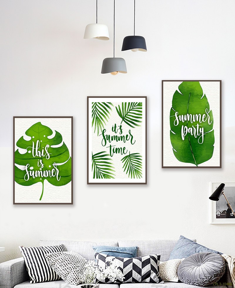 Tranh bộ lá cây CPL3-104KG