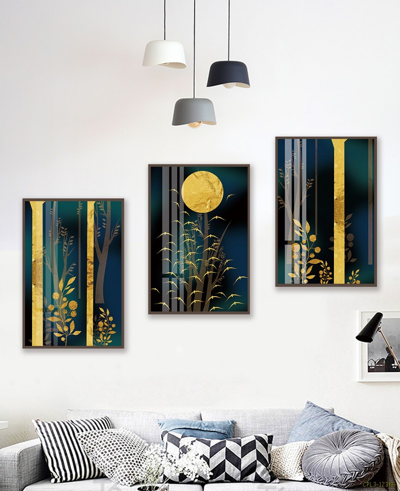 Tranh bộ rừng cây và Trăng CPL3-123KG