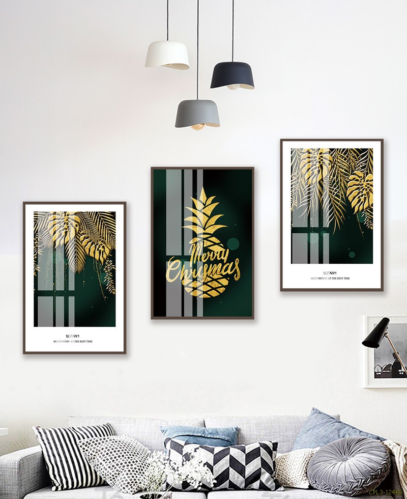 Bộ lá cây và quả Dứa CPL3-124KG