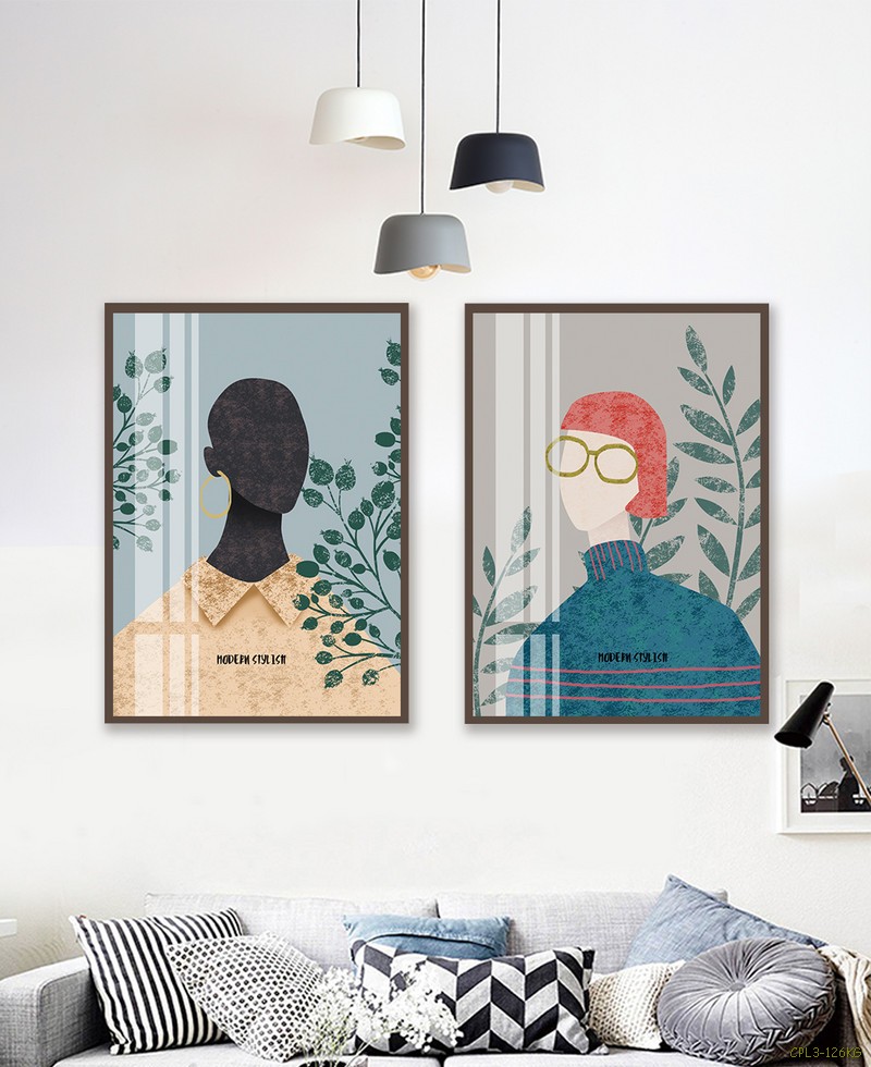 Tranh bộ người trong lá CPL3-126KG