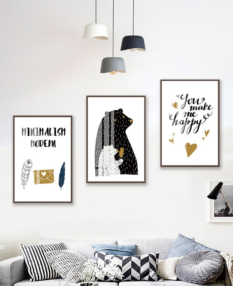 Tranh bộ động vật CPL3-133KG