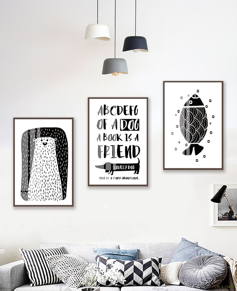 Tranh bộ Con  Bói Cá CPL3-134KG