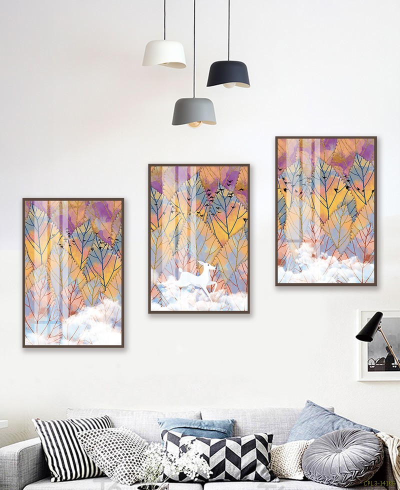 Tranh Bộ lá cây mùa Thu CPL3-141KG