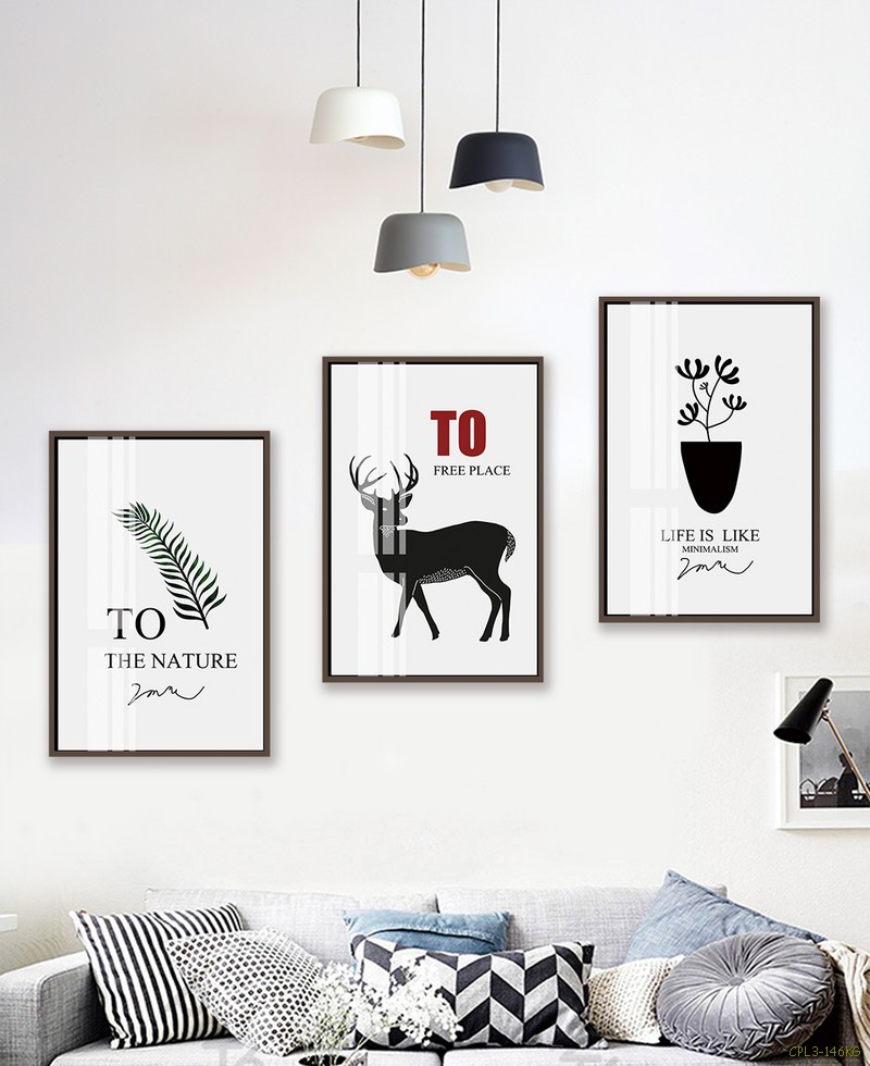 Tranh bộ cành cây và động Vật CPL3-146KG