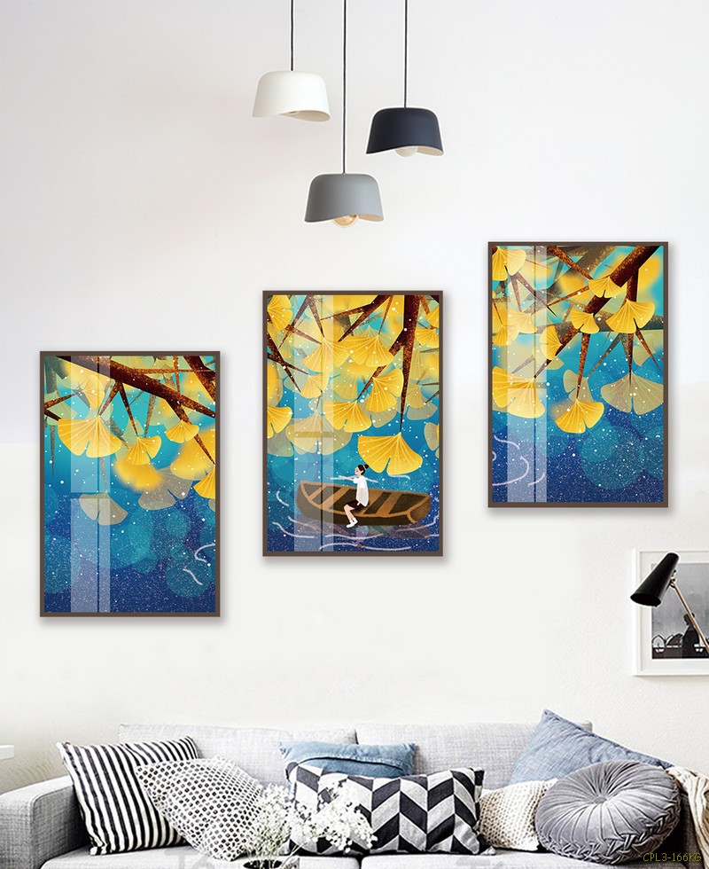 Bộ lái đò dưới tán lá cây Vàng CPL3-166KG