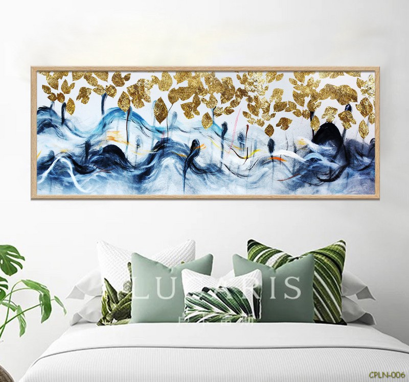 Tranh núi và lá vàng CPLN-006