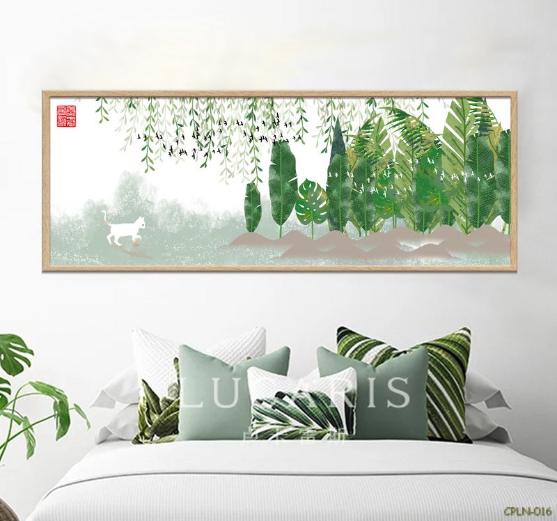 Tranh vườn cây xanh mát CPLN-016
