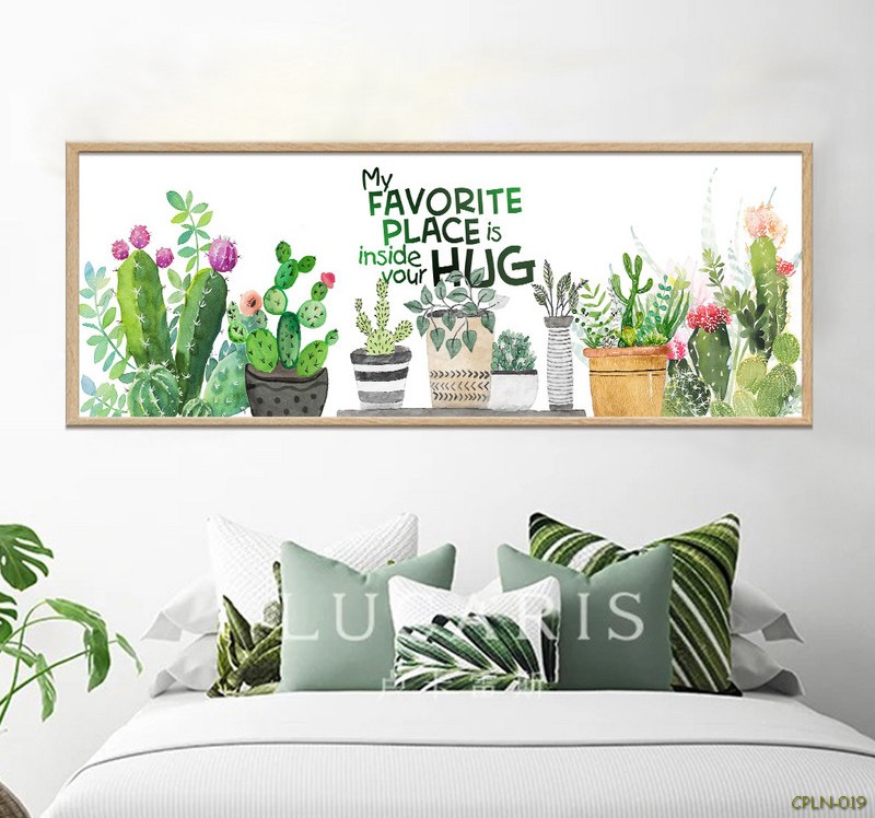 Tranh khu vườn nhỏ CPLN-019