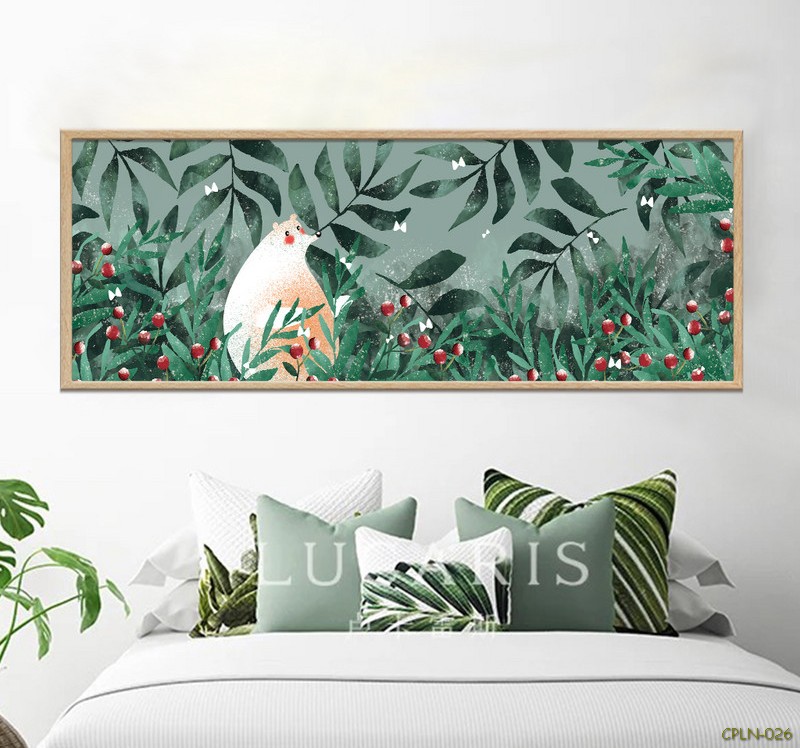 Tranh thú giữa vườn cây CPLN-026