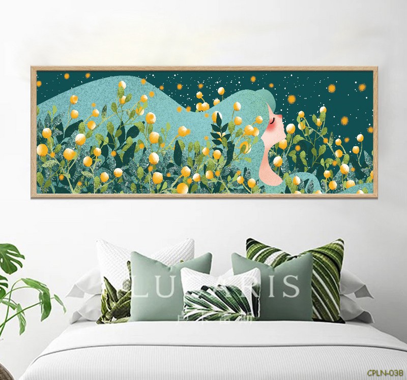 Tranh vườn cây quả Vàng CPLN-038