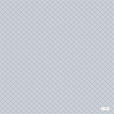 Giấy dán tường Ô chéo cổ điển màu xanh 7901-3