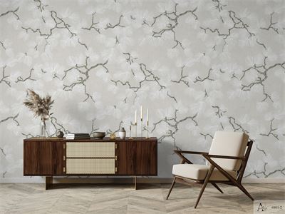 Giấy dán tường họa tiết lá kim Albany 6801-2 